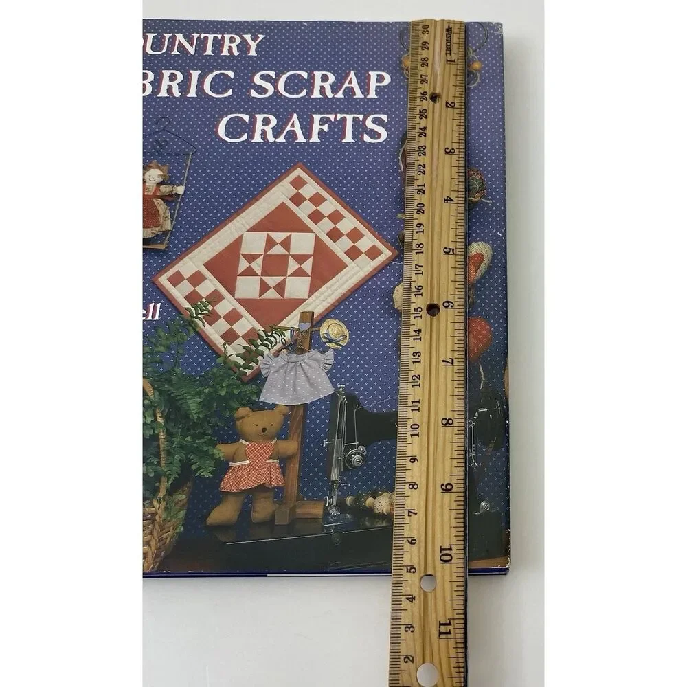 Country Fabric Scrap Crafts by Marti Michell (1989, Hardcover)